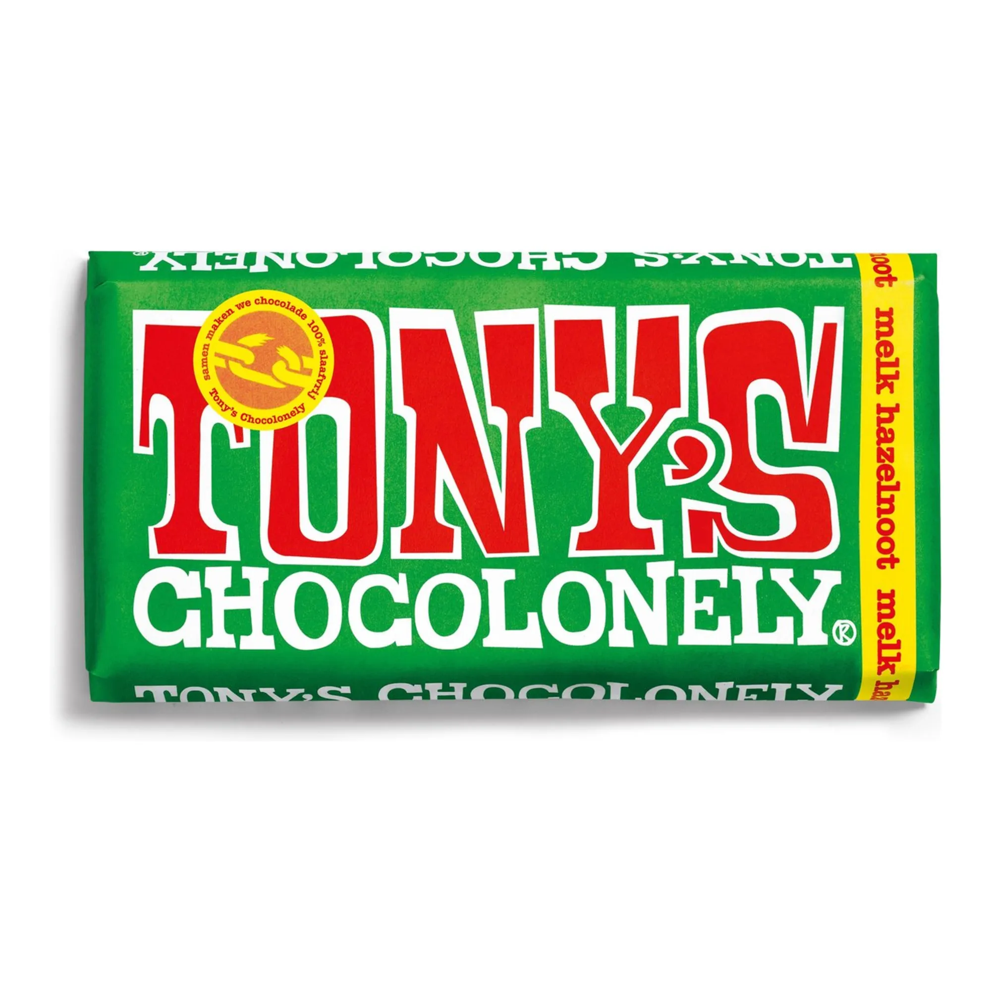 Tony’s Chocolonely Reep Melkchocolade Hazelnoot (15x 180gr)