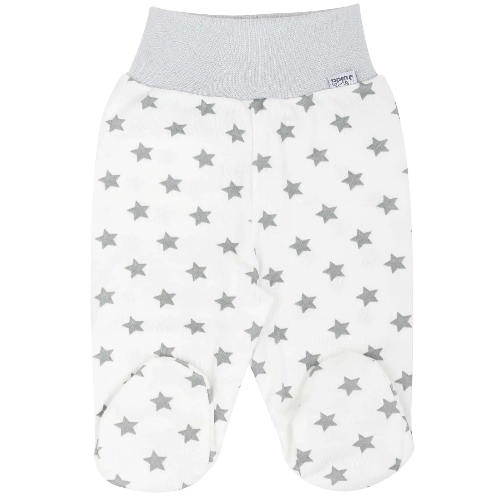 Babyhose mit Fuß „Grey Melange“ – Bild 2