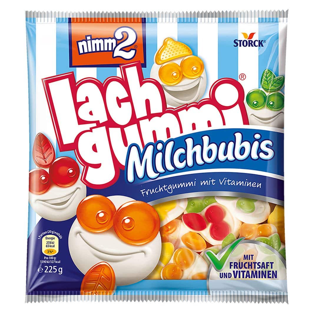 Nimm2 Lachgummi Milchbubis 225 gramm