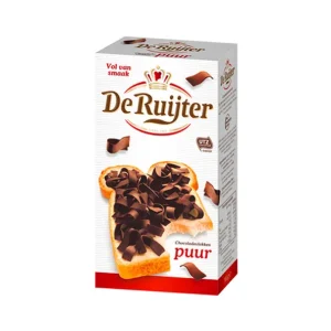 De Ruijter chocolade vlokken puur (14x 300gr)