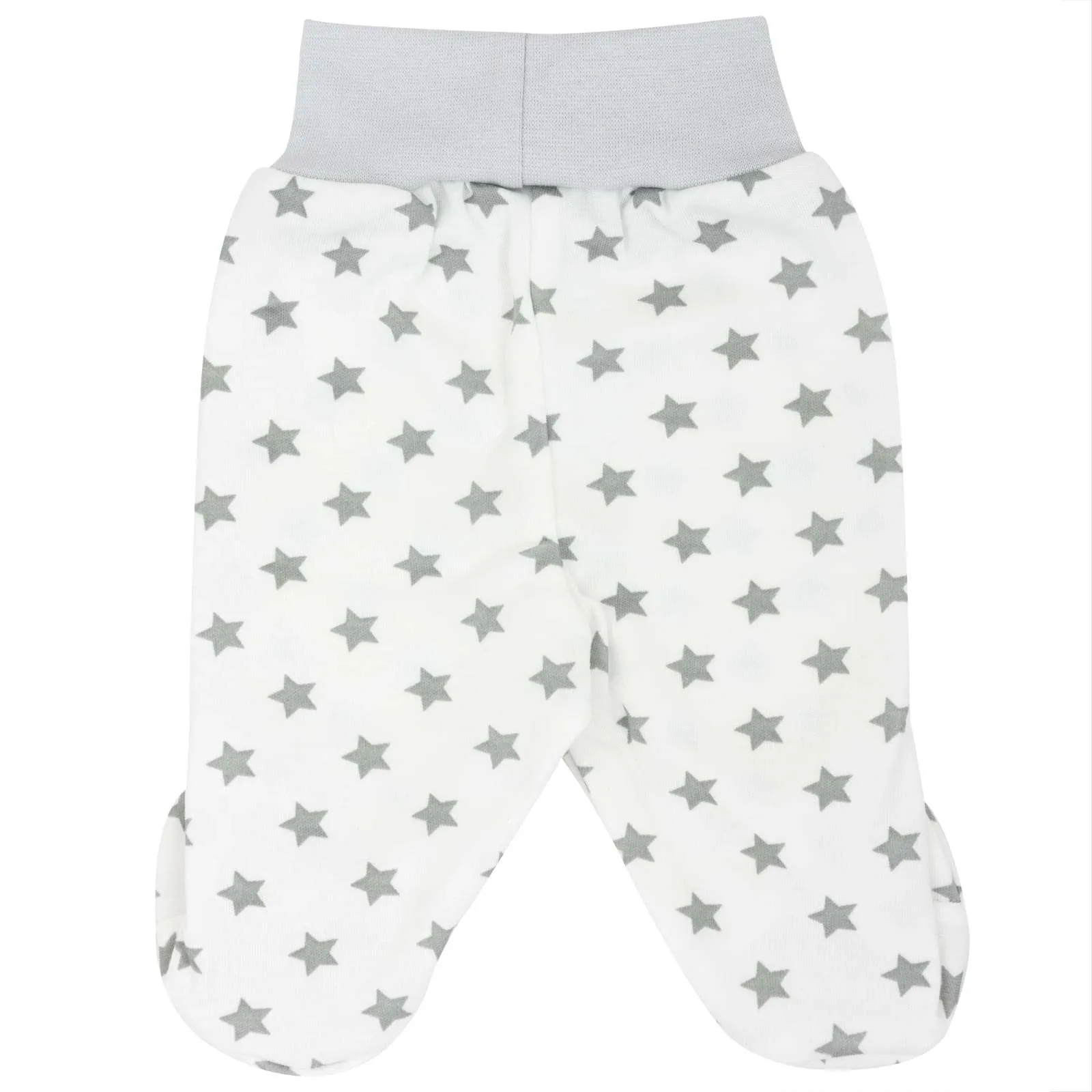 Babyhose mit Fuß „Grey Melange“ – Bild 3