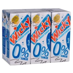 Wicky fruit zonder suiker pakje 20 cl ( 3×10-pack )
