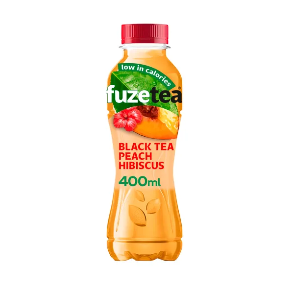 Fuze tea black tea peach hibiscus pet (12x 40cl) – Bild 2