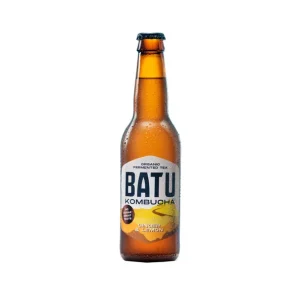 Batu Kombucha Ginger & Lemon fles (12×33 cl)