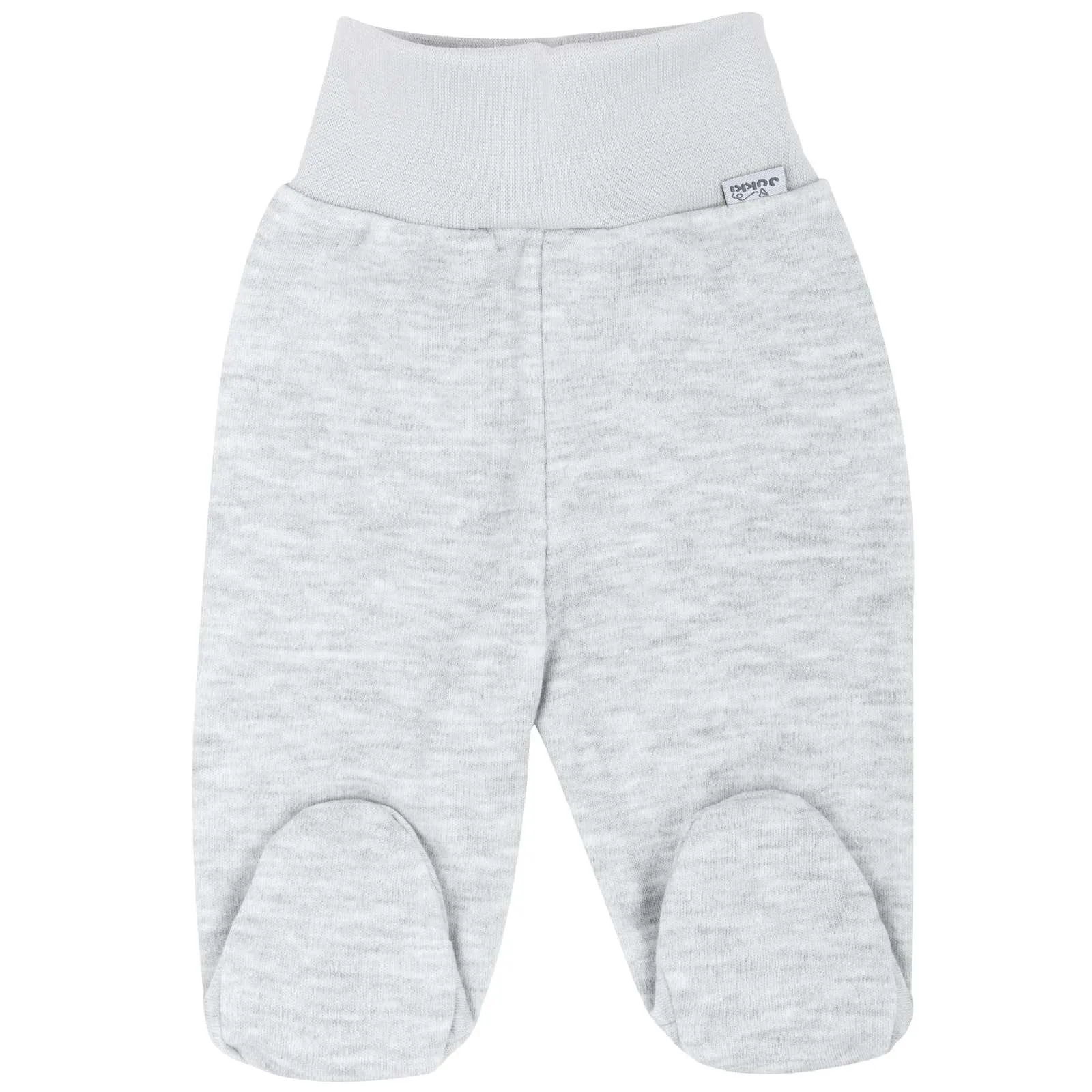 Babyhose mit Fuß „Grey Melange“ – Bild 6