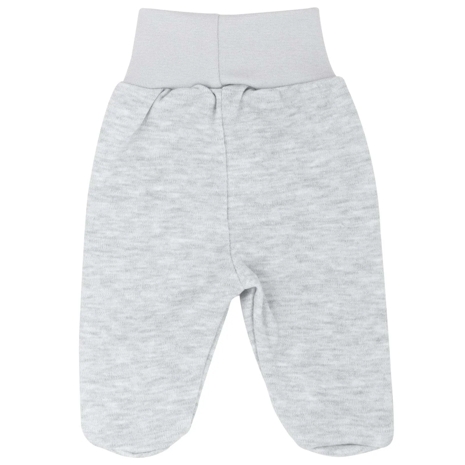 Babyhose mit Fuß „Grey Melange“ – Bild 7