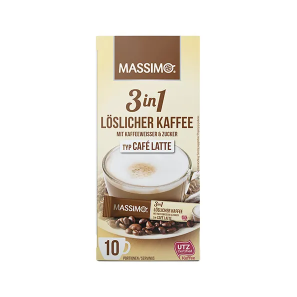 Massimo 3-in-1 Cafe Latte (16x 125gr)