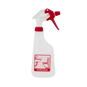 Sprayflacon compleet incl. trigger rood sanitair (600ml)