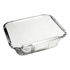 Depa Aluminium Bak 400 ml + Deksel 14x12x4 cm (25 stuks)