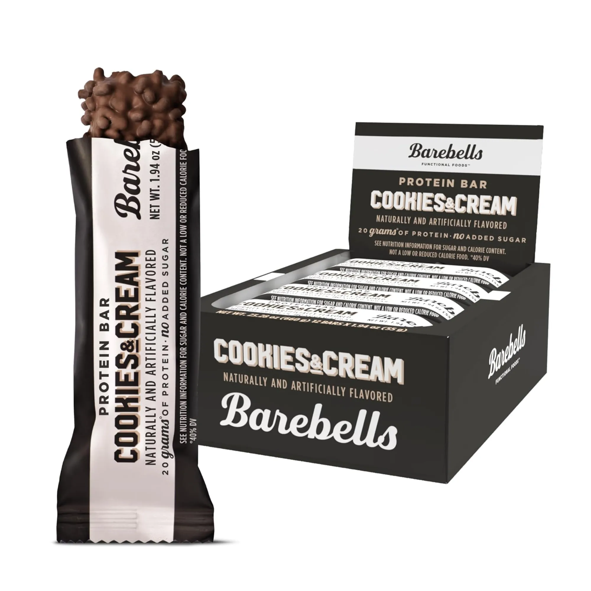 Barebells Protein Bar Cookies & Cream (12x 55g)