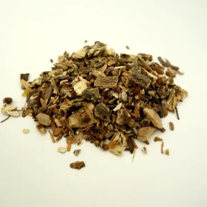 Theriak (ohne Opium, ohne Meerzwiebel) (getrocknet) geschnitten