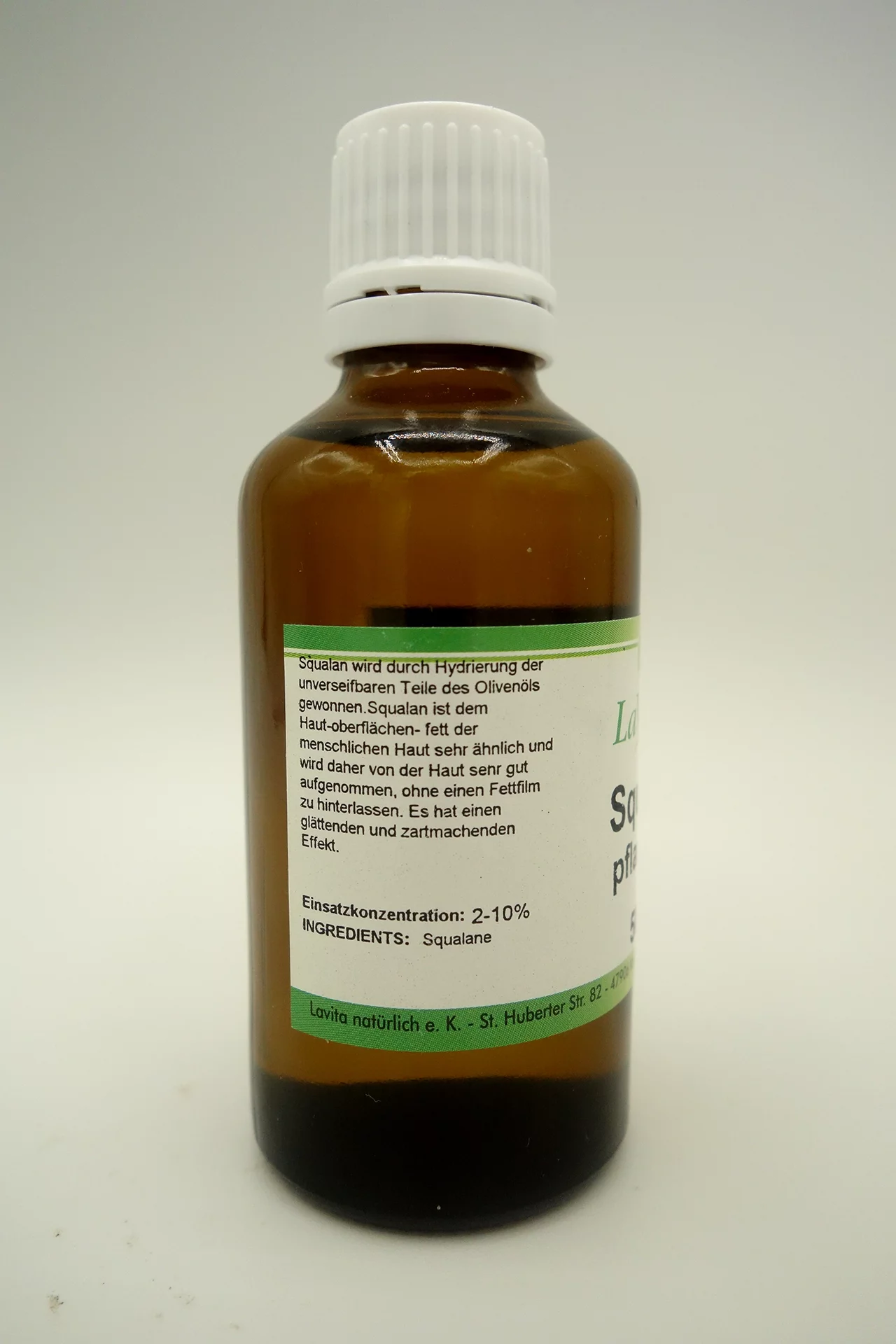 Squalan pflanzlich 50ml – Bild 2