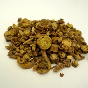 Baikal-Helmkrautwurzel (Huang Qin) (getrocknet) geschnitten