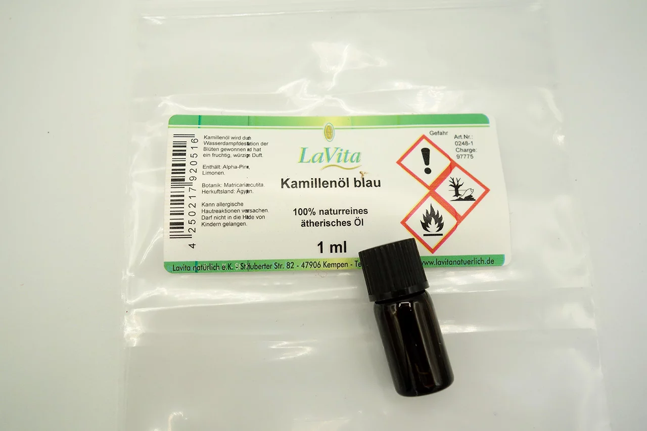Kamille blau 1ml, 5ml ätherisches Öl