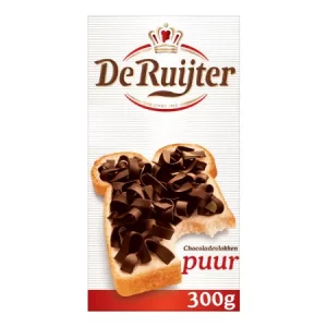 De ruijter chocolade vlokken puur (7x 300gr)