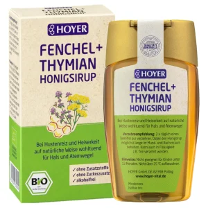 Fenchel + Thymian Honigsirup bio 250g
