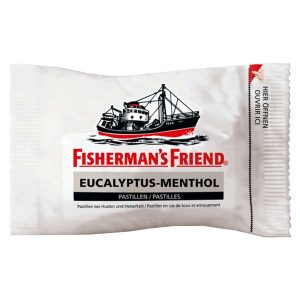 Fisherman’s Friend Eucalyptus-Menthol mit Zucker 25g x 24 Beutel