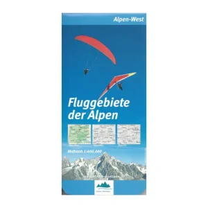 Fluggebietskarte Alpen West
