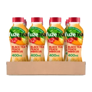 Fuze tea black tea peach hibiscus pet (12x 40cl)