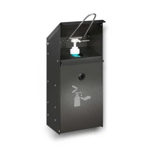 Handdesinfektionsmittelspender aus Stahl, hygienisch, für 500/1000 ml Euroflaschen