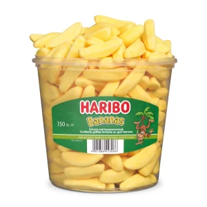 Haribo Schuim Bananen Gesuikerd (150 stuks)