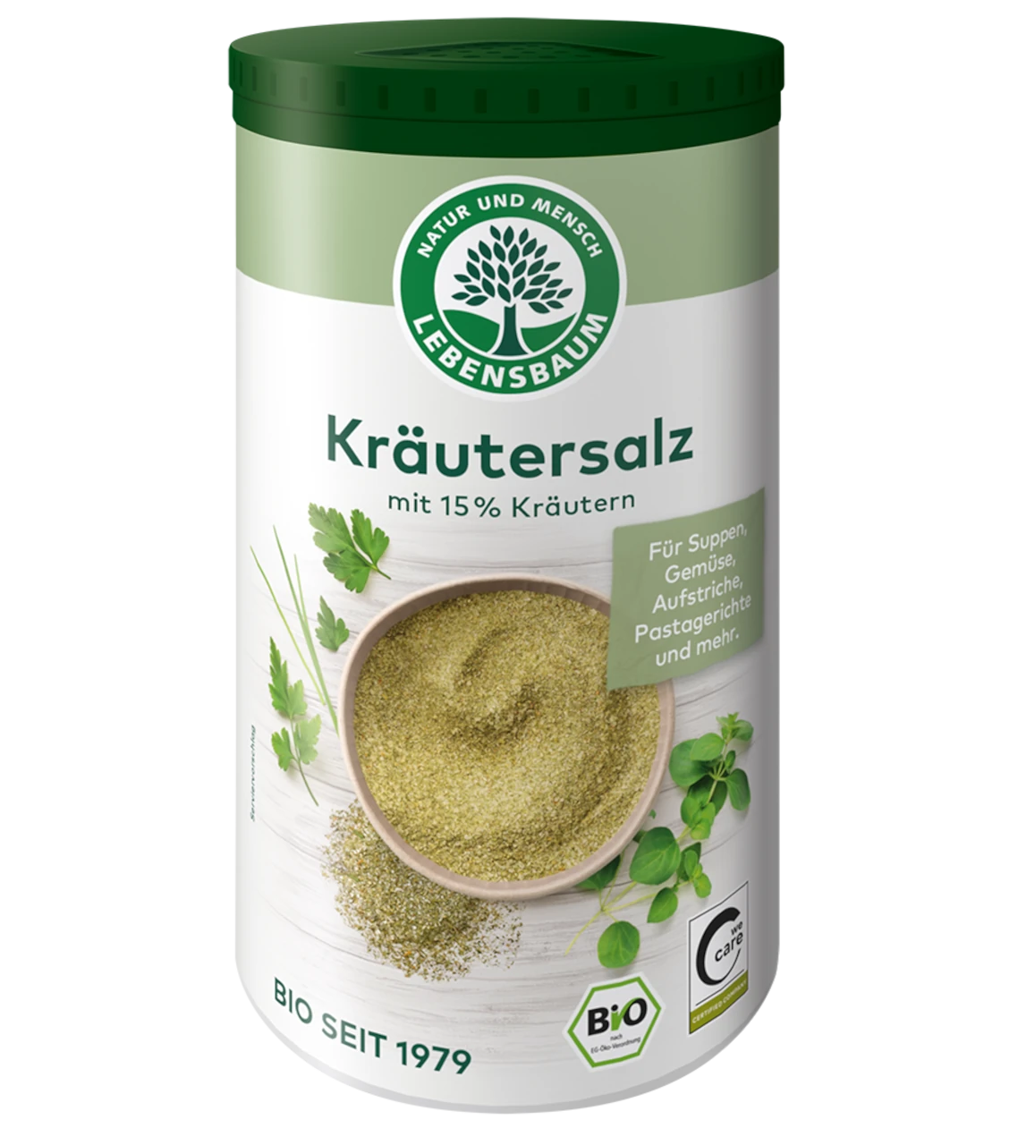 Kräutersalz demeter, Streudose 200g