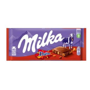 Milka Daim Schokolade 100 Gramm  22 Tafeln