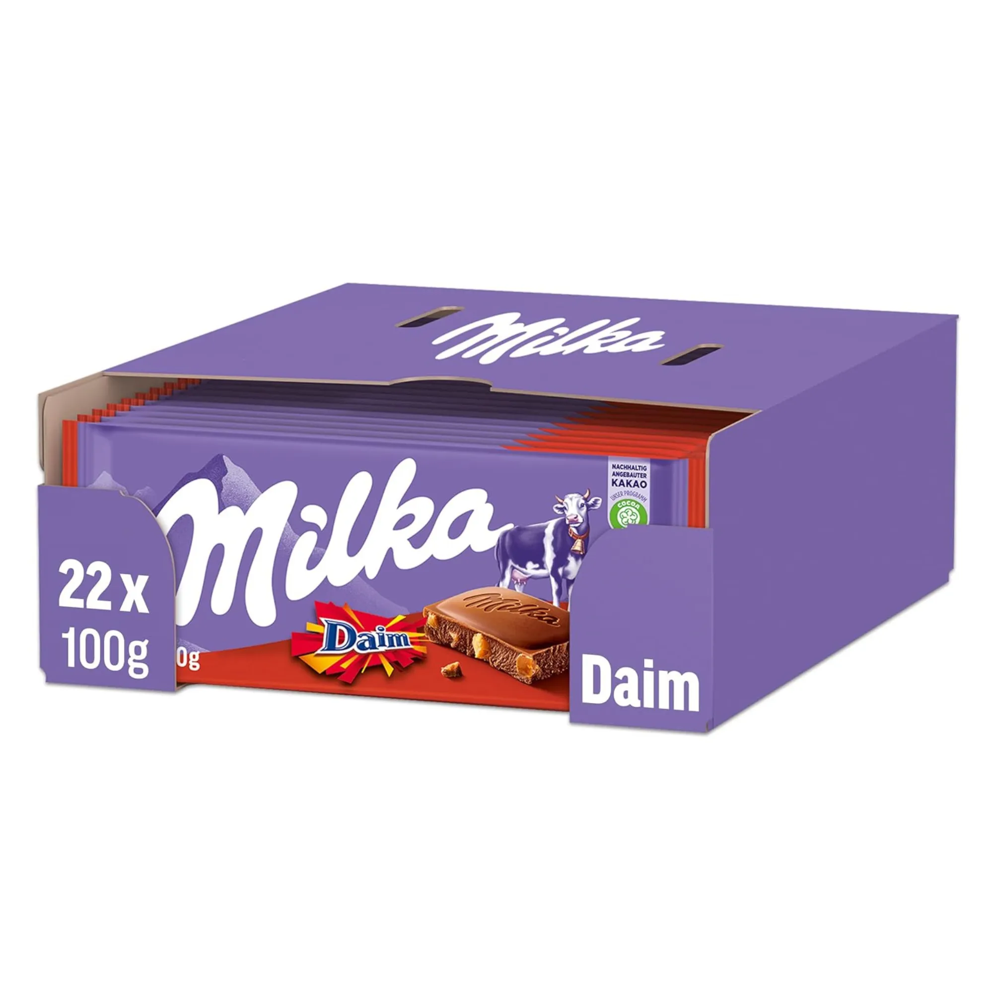 Milka Tablet Daim (22x 100gr) – Bild 2