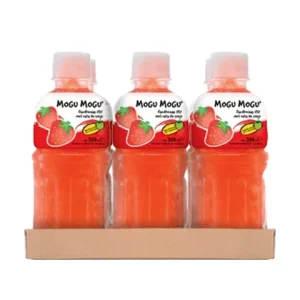 Mogu Mogu Aardbei Fles (6x 320ml)