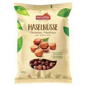 Nectaflor Haselnüsse ganz 200g 5 Beutel
