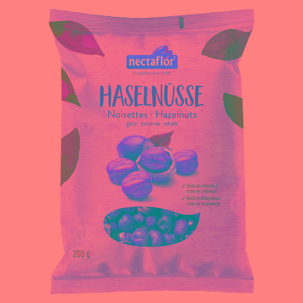 Nectaflor Haselnüsse ganz 200g 5 Beutel