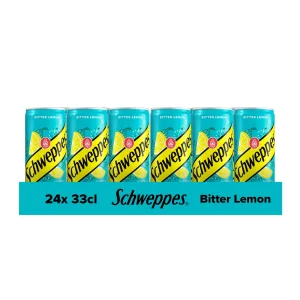 Schweppes Bitter Lemon Blik (24x 33cl)