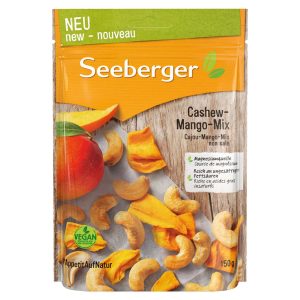 Seeberger Cashew-Mango-Mix 150g 12 Beutel