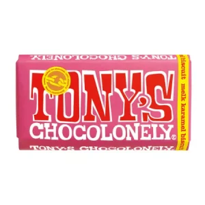 Tony’s Chocolonely reep melk karamel biscuit (15x 180gr)