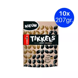 Venco tikkels drop & salmiak 207 gr
