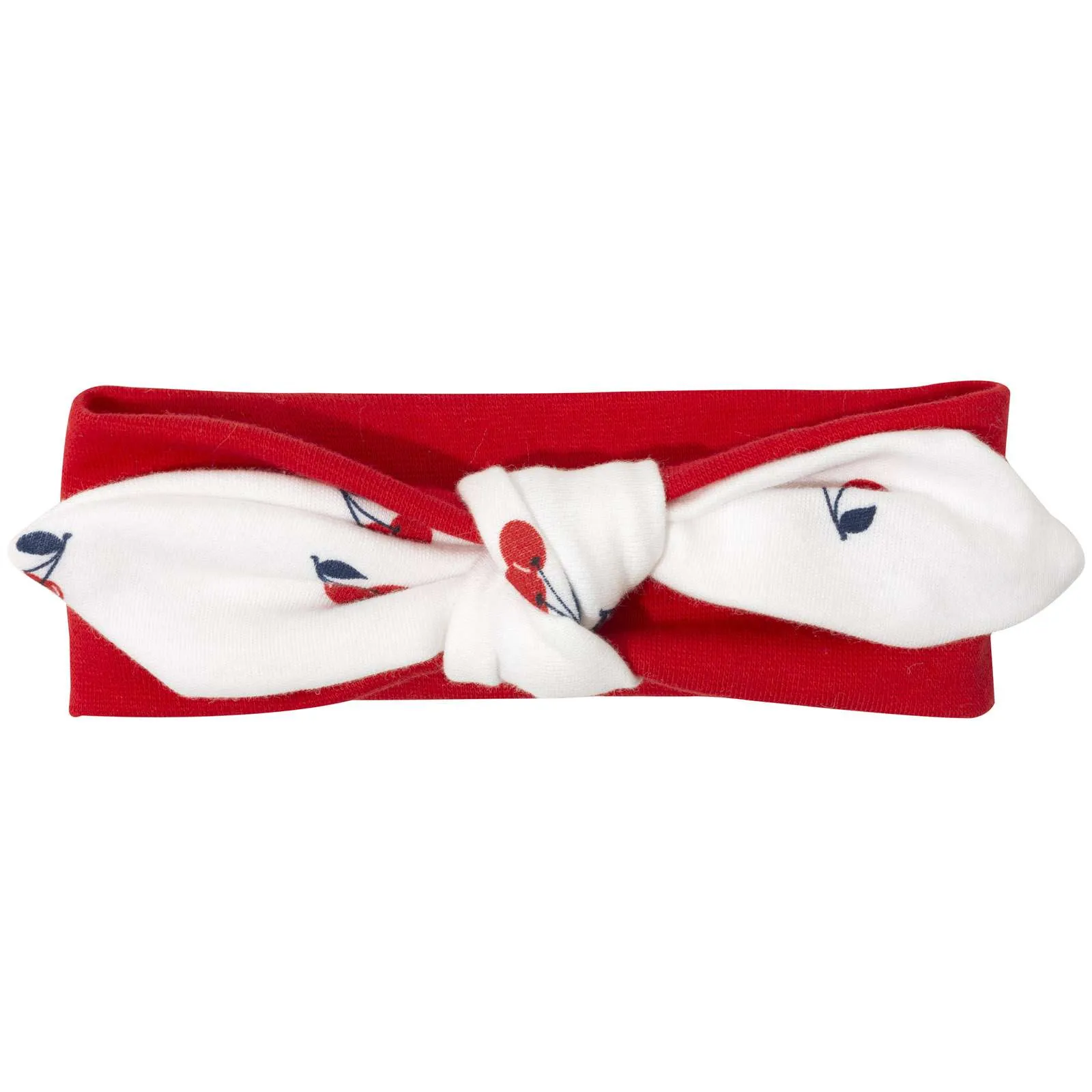 Elastisches Stirnband mit Schleife (2 Stück) – Cherries – Bild 3