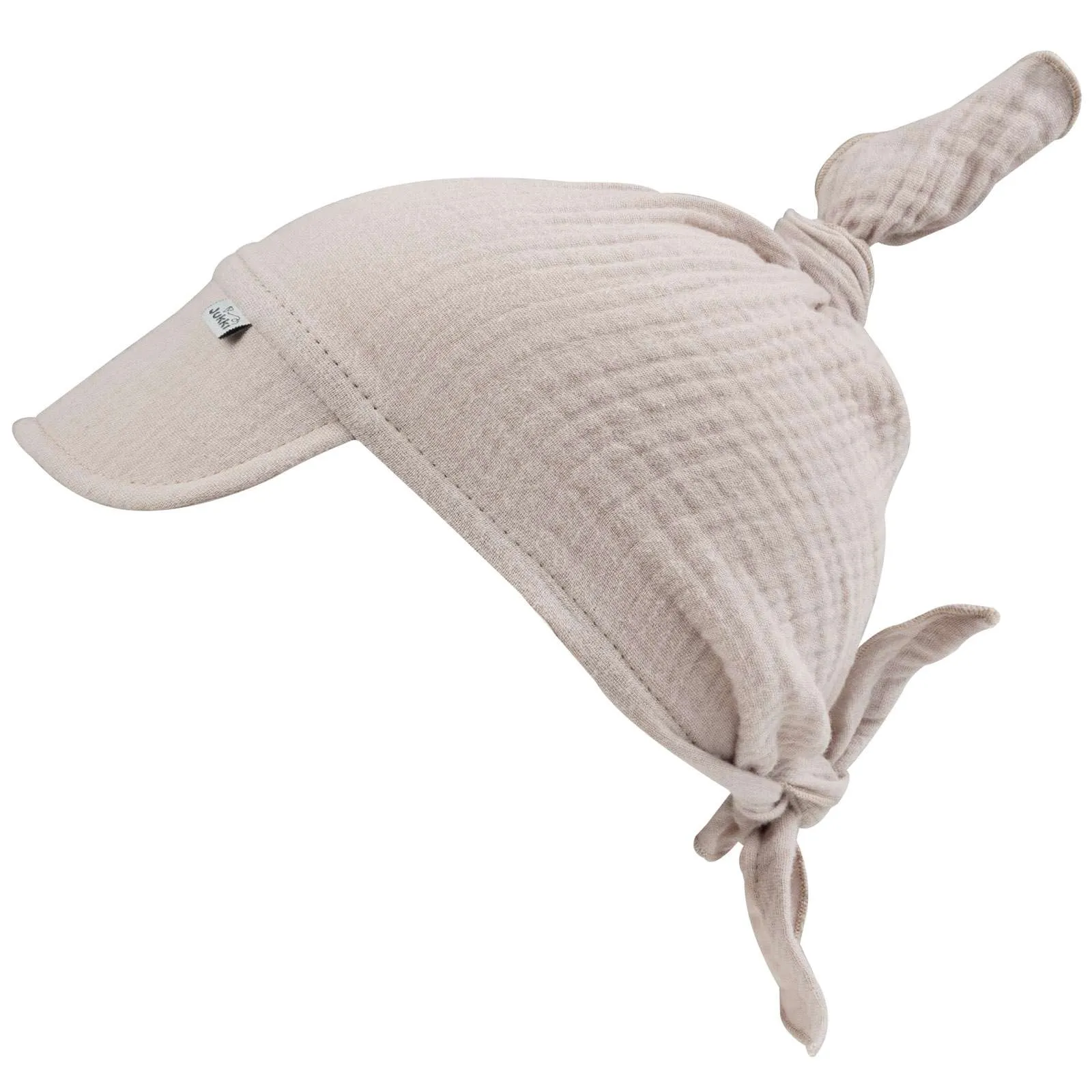 Musselin Sonnenblende mit Band zum Festbinden – Beige