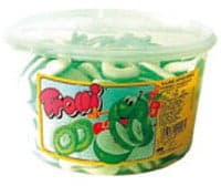 Trolli Saure Apfelringe 150 Stück pro Dose Fruchtgummi