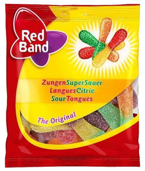 Red Band Zungen super sauer 200g Btl. x 14